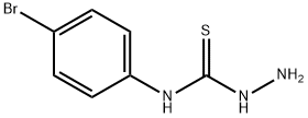 4-(4-溴苯基)-3-氨基硫脲 结构式