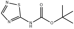 5-(BOC-氨基)-1,2,4-噻二唑 结构式