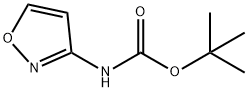 N-3-异恶唑氨基甲酸叔丁酯 结构式