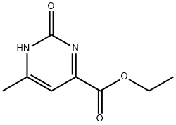 ETHYL 2-HYDROXY-6-METHYLPYRIMIDINE-5-CARBOXYLATE 结构式