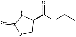 S-2-恶唑烷酮-4-羧酸乙酯 结构式