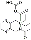 6-乙酰基-5,6-二氢吡啶并[3,4-B]吡嗪-7,7(8H)-二羧酸二乙酯 结构式