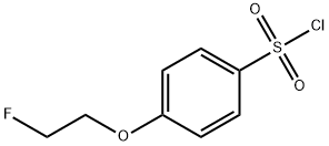 4-(2-氟乙氧基)苯-1-磺酰氯 结构式