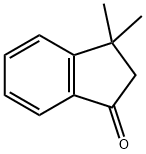 3,3-二甲基-2,3-二氢-1H-茚-1-酮 结构式
