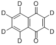 1,4-NAPHTHOQUINONE-D6 结构式