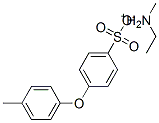 ALPHA-TRIMETHYLAMMONIUM4-TOLYOXY-4-BENZENESULFONATE 结构式