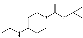 1-N-Boc-4-乙胺哌啶 结构式