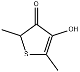 4-hydroxy-2,5-dimethylthiophen-3(2H)-one 结构式