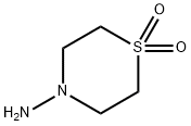 4-氨基硫代吗啉-1,1-二氧化物 结构式