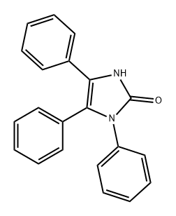 1,4,5-Triphenyl-1,3-dihydro-2H-imidazol-2-one 结构式