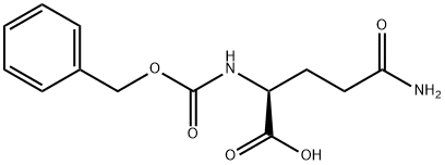 N-苄氧羰基-L-谷氨酰胺 结构式