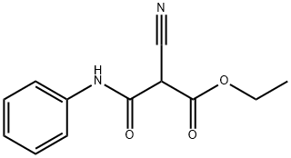 2-Cyano-3-oxo-3-(phenylamino)propanoic acid ethyl ester 结构式