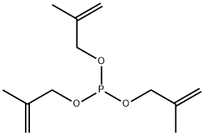 tris(2-methylprop-2-enoxy)phosphane 结构式