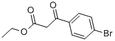 3-(4-溴苯基)-3-氧代丙酸乙酯 结构式