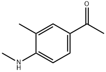 Ethanone, 1-[3-methyl-4-(methylamino)phenyl]- (9CI) 结构式