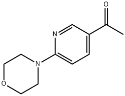 1-(6-吗啉吡啶-3-基)乙-1-酮 结构式