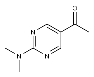 Ethanone, 1-[2-(dimethylamino)-5-pyrimidinyl]- (9CI) 结构式