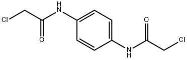 2-氯-N-[4-(2-氯乙烷酰氨基)苯基]乙酰胺 结构式