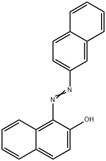 1-(2-Naphtylazo)-2-naphthol 结构式