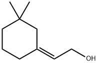 (2Z)-2-(3,3-二甲基环己亚基)-乙醇 结构式