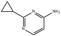 2-环丙基-4-氨基嘧啶 结构式