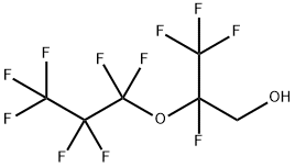 2-全氟丙氧基-2,3,3,3-四氟丙醇 结构式