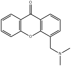 4-[(Dimethylamino)methyl]-9H-xanthen-9-one 结构式