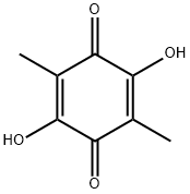 2,5-二羟基-3,6-二甲基环己-2,5-二烯-1,4-二酮 结构式