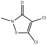 4,5-二氯-2-甲基-4-异噻唑啉-3-酮 结构式