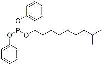 亚磷酸二苯基异癸基酯 结构式