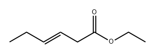 (E)-3-己烯酸乙酯 结构式