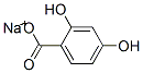 2,4-二羟基苯甲酸钠 结构式