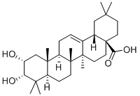 3-表山楂酸 结构式