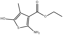 3-Thiophenecarboxylicacid,2-amino-5-hydroxy-4-methyl-,ethylester(9CI) 结构式