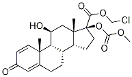 17-Methoxycarbonyl Loteprednol 结构式