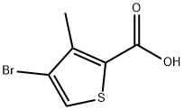 4-溴-3-甲基噻吩羧酸 结构式
