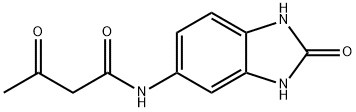 5－乙酰乙酰氨基苯并咪唑酮 结构式