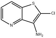 2-氯噻吩并[3,2-B]吡啶-3-胺 结构式