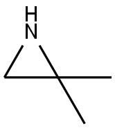 2,2-dimethylaziridine  结构式