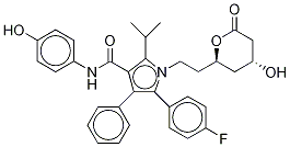 4-羟基阿托伐他汀内酯-d5 结构式
