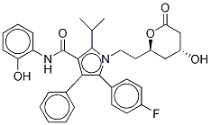 2-Hydroxy Atorvastatin Lactone-d5 结构式