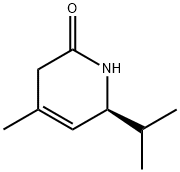 2(1H)-Pyridinone,3,6-dihydro-4-methyl-6-(1-methylethyl)-,(6S)-(9CI) 结构式