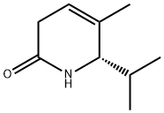 2(1H)-Pyridinone,3,6-dihydro-5-methyl-6-(1-methylethyl)-,(6S)-(9CI) 结构式