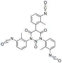 1,3,5-三(3-异氰酸根甲基苯基)-1,3,5-三嗪-2,4,6(1H,2H,5H)-三酮 结构式