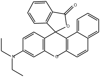 9-(二乙氨基)螺[12H-苯并[A]占吨-12,1’(3’H)-异苯并呋喃]-3’-酮 结构式