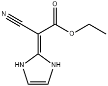 Acetic  acid,  cyano(1,3-dihydro-2H-imidazol-2-ylidene)-,  ethyl  ester  (9CI) 结构式