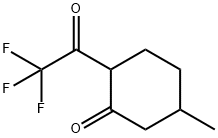 Cyclohexanone, 5-methyl-2-(trifluoroacetyl)- (9CI) 结构式
