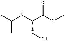 Serine, N-(1-methylethyl)-, methyl ester (9CI) 结构式