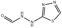 Hydrazinecarboxaldehyde,  2-(1,3,4-thiadiazol-2-yl)-  (9CI) 结构式