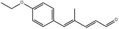 2,4-Pentadienal,5-(4-ethoxyphenyl)-4-methyl-,(2E,4E)-(9CI) 结构式